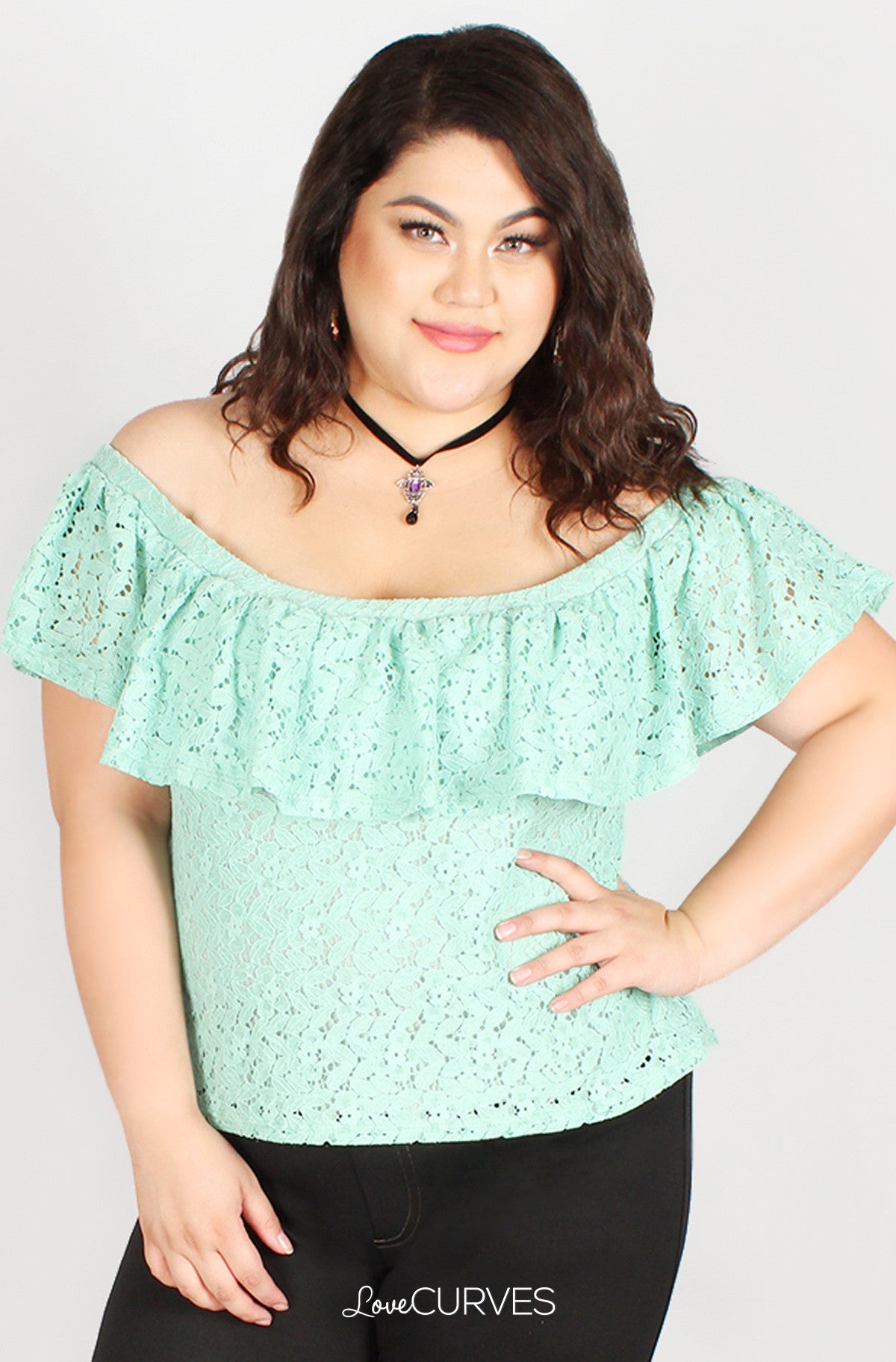 Lace Off Shoulder Top - FLO