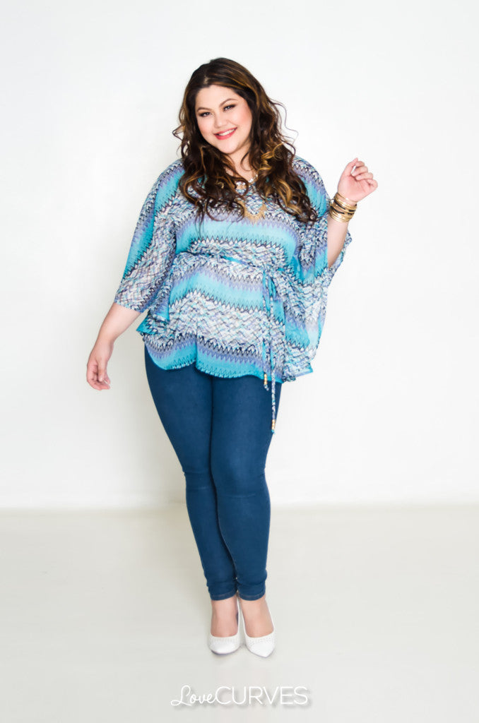 Chiffon Caftan Top - SIE