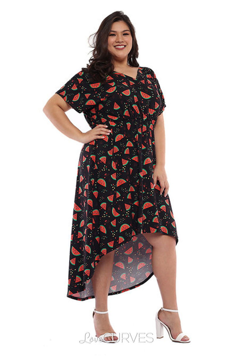 Wrap Mullet Dress with Pockets - Watermelons Love Curves Ph Wrap Mullet Dress with Pockets - Watermelons Love Curves Ph